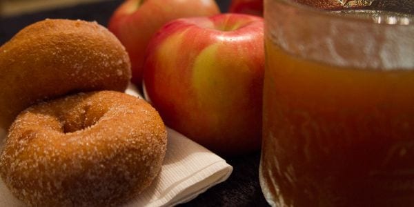 Apple cider and donuts