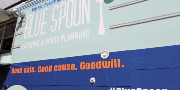 Goodwill Blue Spoon food truck