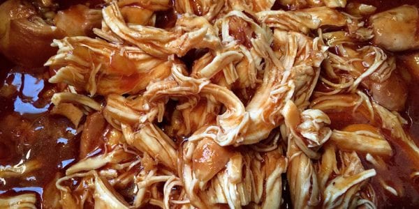 slow cooker pulled chicken