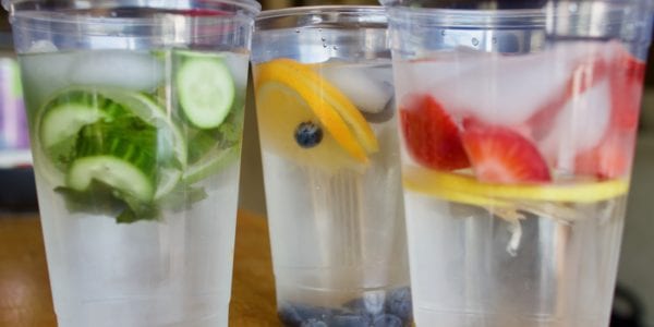 fruit and vegetable infused waters