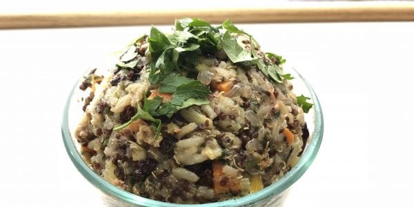 quinoa and wild rice stuffing