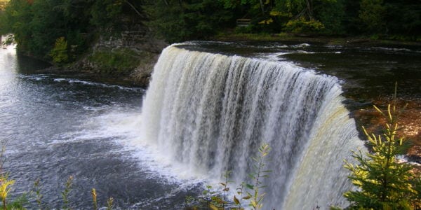 Taquamenon Falls in summer